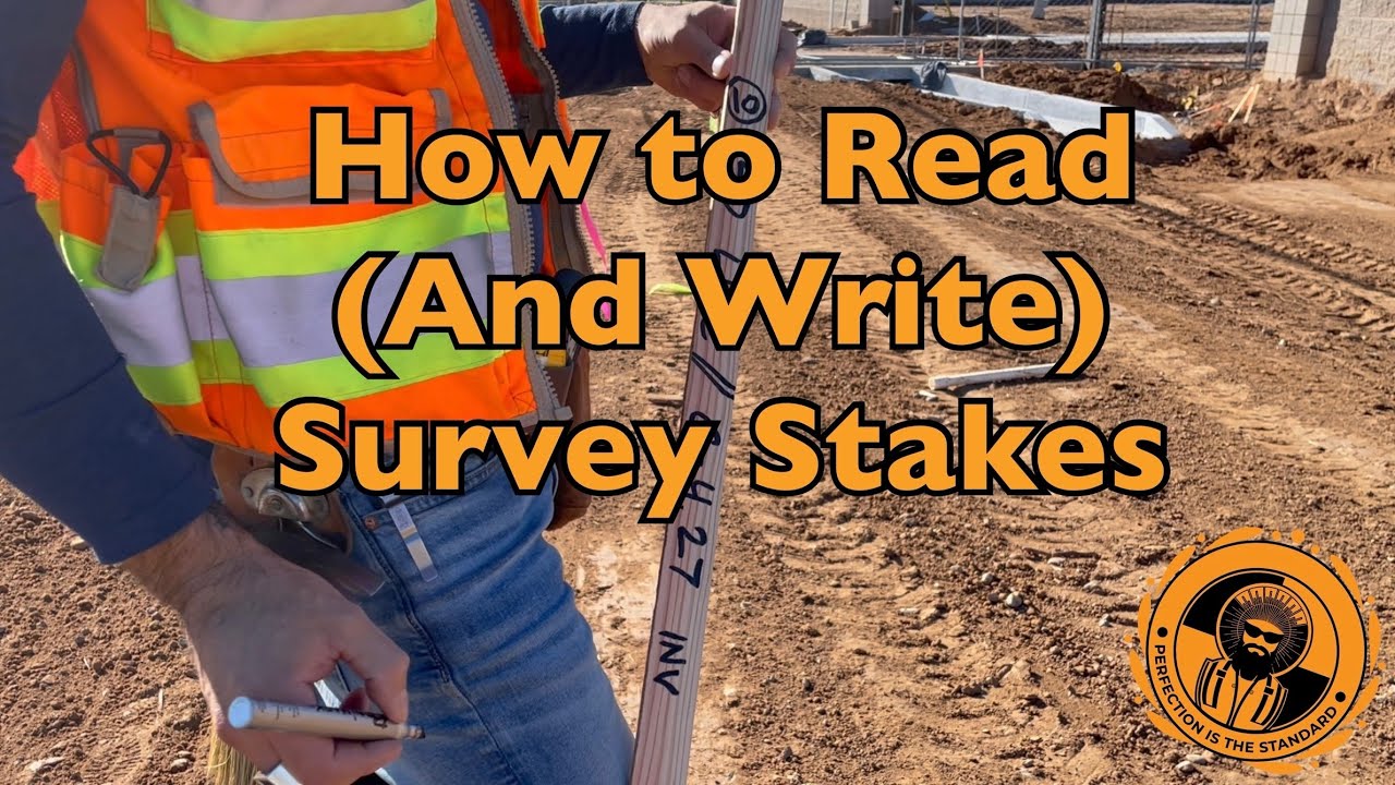 Surveying: How to Read and Write Survey Stakes 