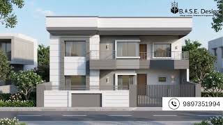 3D Exterior Design of Mr Avneet's Bungalow | Modern Residential Elevation | Call- +91-9897543559