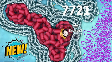 Snake.Io PRO GIANT SNAKE VS TROLL TINY SNAKE! Epic SnakeIo Gameplay