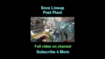 BEST Sova 🏹 post plant double dart lineup on split #Shorts | Valorant |
