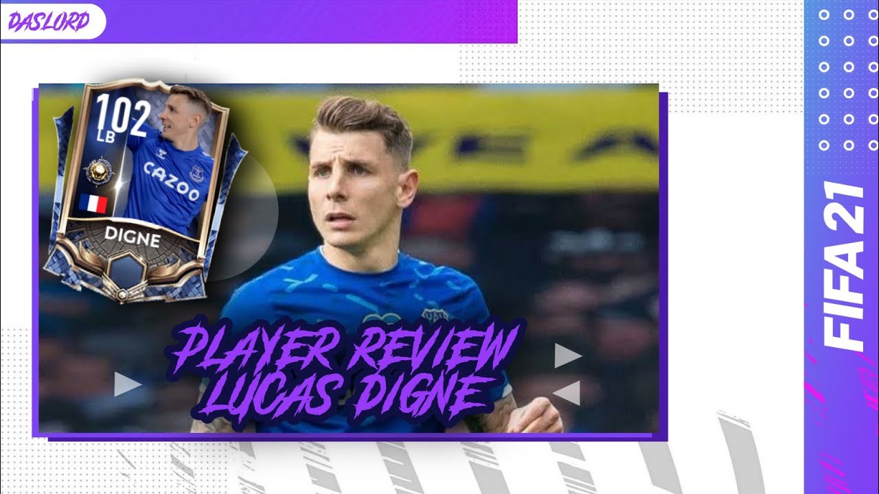 PLAYER REVIEW LUCAS DIGNE! - FIFA MOBILE 21 - YouTube