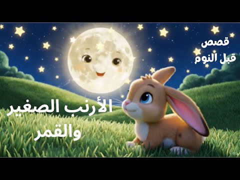     قصص قبل النوم الأرنب الصغير والقمر
