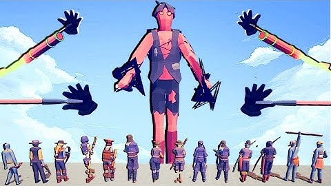 DARK PEASANT vs 50x EVERY RANGED UNIT - Totally Accurate Battle Simulator TABS