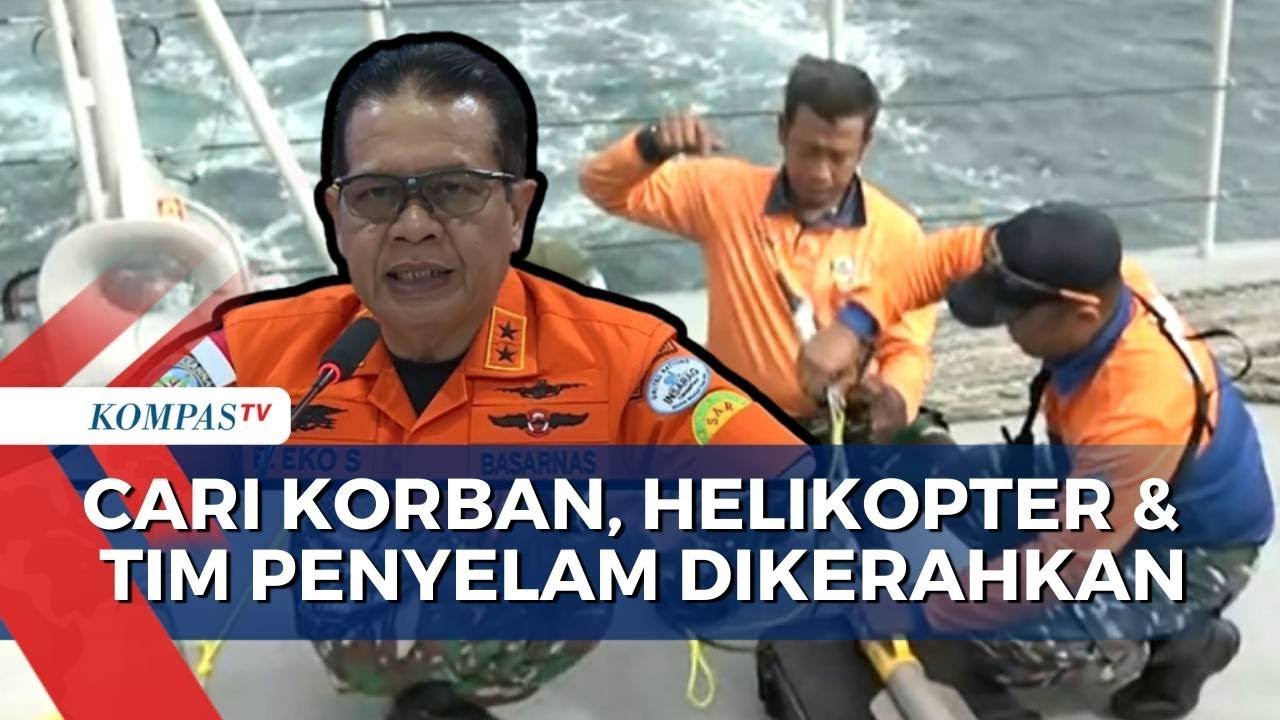 Cari Korban Kapal KMP Tunu Pratama Jaya Basarnas Kerahkan Helikopter dan Tim Penyelam