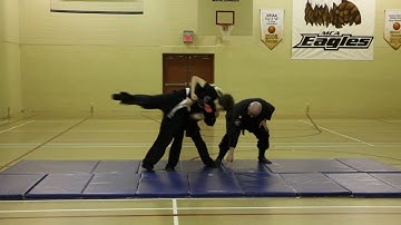 Bujinkan Ninjutsu, 6th Kyu, part 17 - 5 techniques using keri gaeshi #4