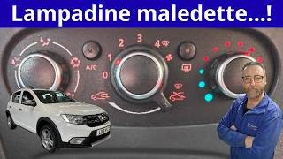 Sostituzione luci  pannello centrale Dacia Sandero/Duster  (tutorial)