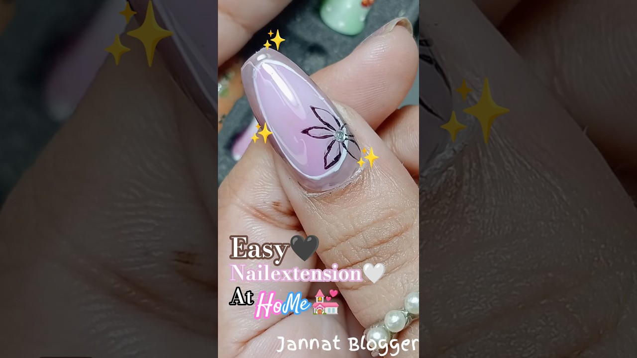🤎✨🤍Easy Nailart Design #shorts #jannatblogger #nailart #naildesign #bhootfm_email_story