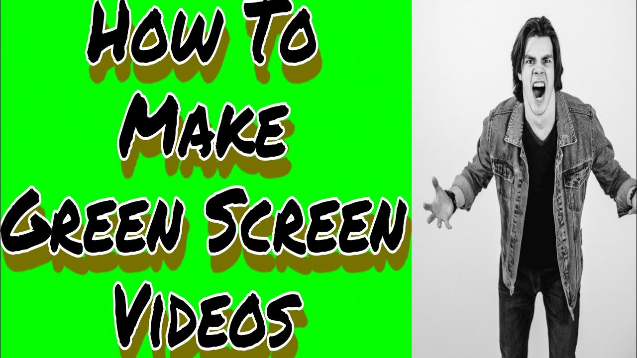 How to make green screen videos from kinemaster. - YouTube