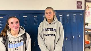 Chatham girls basketball players talk about their win vs. Randolph