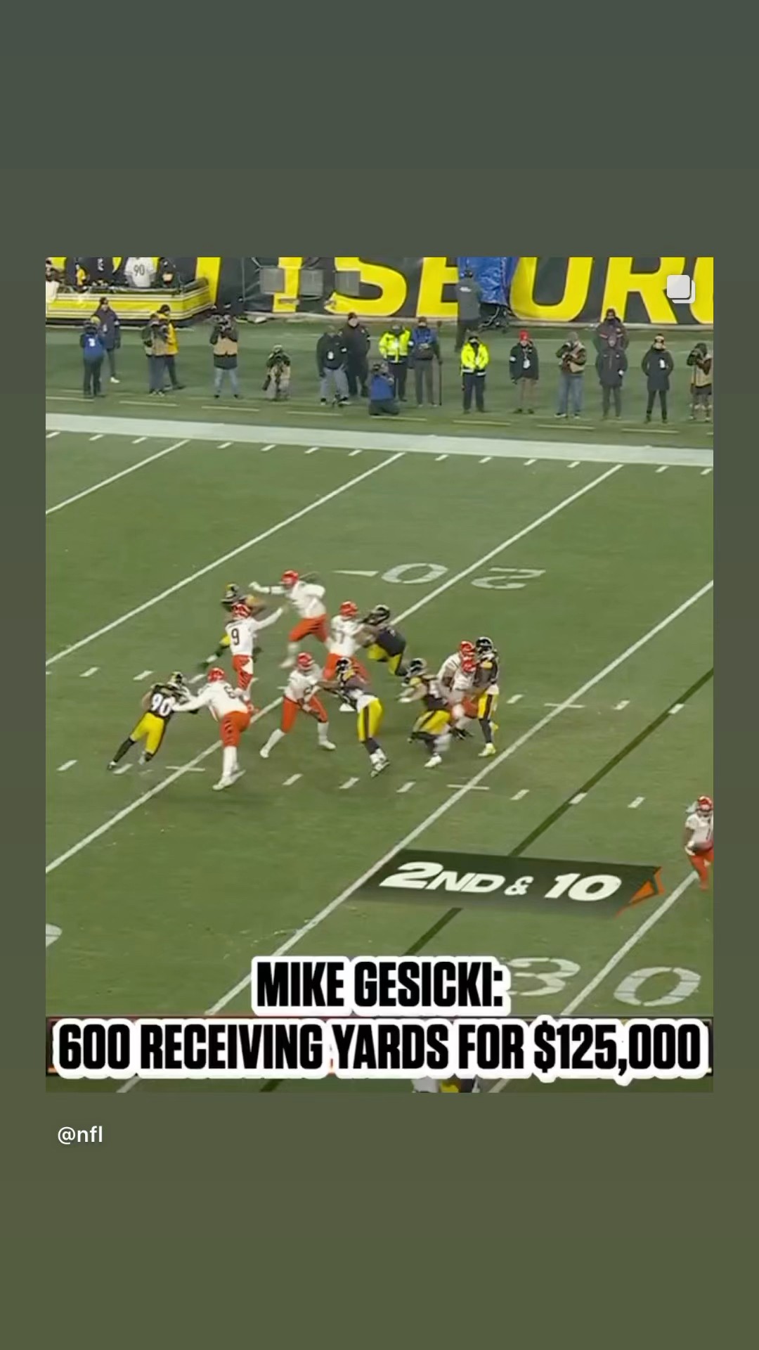 Got his bonus #hoodnews #mikegesicki #bengals #NFL #football #sports #omg #how #wow #wtf #shortvideo