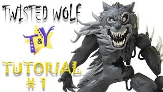 Как слепить Твистед Волка ФНАФ из пластилина Туториал 1 Twisted Wolf from clay Tutorial 1