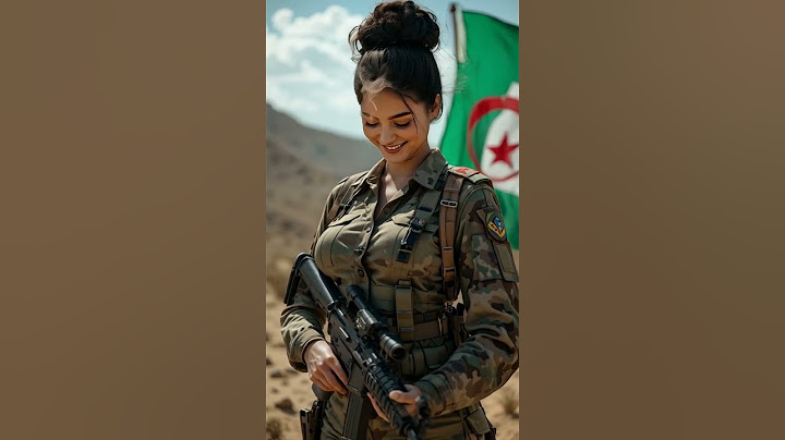 🇩🇿 Algeria BEAUTYFUL AI WOMAN  #ai #aiart  #army #patrol #woman #beauty