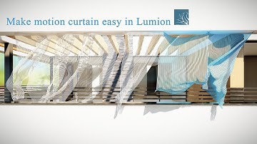 Make motion curtain easy in Lumion | Lumion Easy