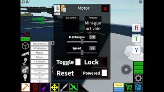 How to make a mini-gun turret plane crazy