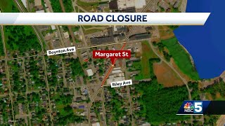 Margaret Street in Plattsburgh closed for construction