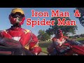 Iron Man Meets Spider Man on Motorcycles - Make A Monday #52