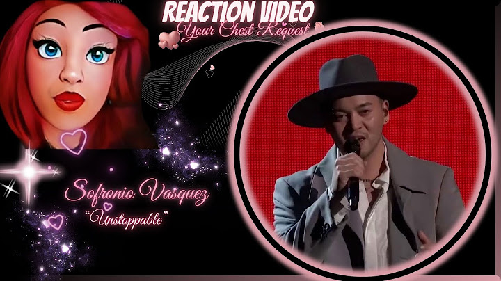Sofronio Vasquez Performs "Unstoppable" By Sia | The Voice Finale | REACTION