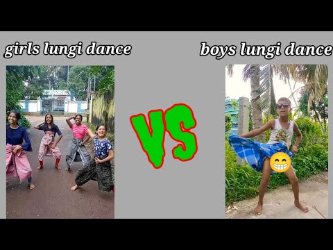 boys vs girls lungi dance 💃🕺 😊 | boys vs girls | girls vs boys | #funnydance #lungidance #viraldance