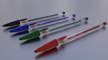 Tuto Blender En Français Pour Débutant Modélisation 3d De Stylos Bic