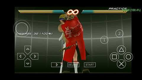 Tekken 6 ppsspp | King Combo video (7 Grapples).