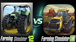 Fs12 Vs Fs18 Farming Simulator 12 Vs Farming Simulator 18 Gameplay