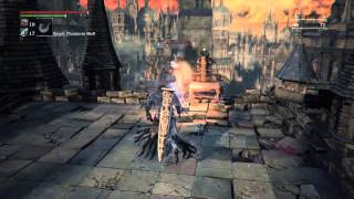 Bloodborne - How to get to and easily kill the machine gun guy