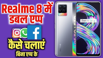 Realme 8 mein dual app kaise banaye | how to create clone apps in realme 8 | realme 8 clone apps