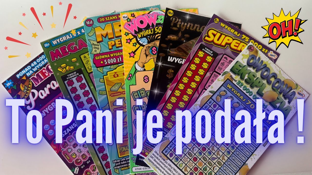 Zdrapki Lotto👉ZDRAPKI ZA 80 ZŁ, KTÓRE PODAŁA MI PANI😱🤩