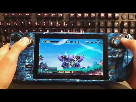 It's 'Freedom Planet 2' On a Steam Deck With a 'Blue Mossy Oak Elements Agua Marlin' Skin