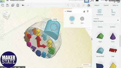 3D Design with TinkerCAD: Reality in 3D - Alarm Clock