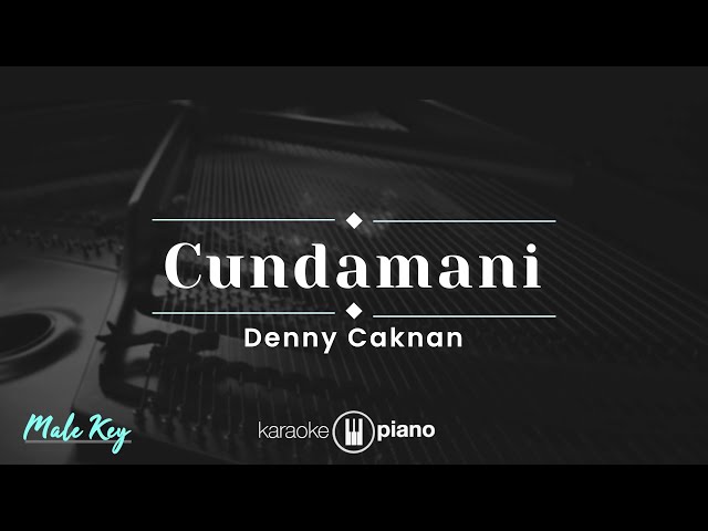 Cundamani - Denny Caknan (KARAOKE PIANO - MALE KEY) class=