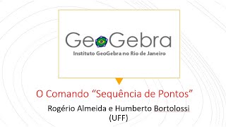 Como usar o comando Sequência no GeoGebra