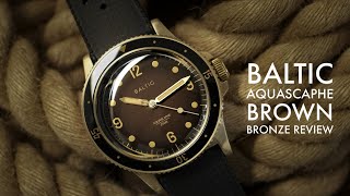 NEW Baltic Aquascaphe Bronze Brown - the best of Micro Brand Watches?