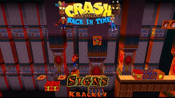 Crash Bandicoot - Back In Time Fan Game: Custom Level: Signs By Kracken