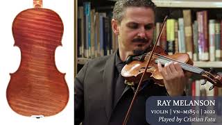 (SOLD) Raymond Melanson violin Guarneri 1745 #389 2022 / Cristian Fatu / Metzler Violin Shop