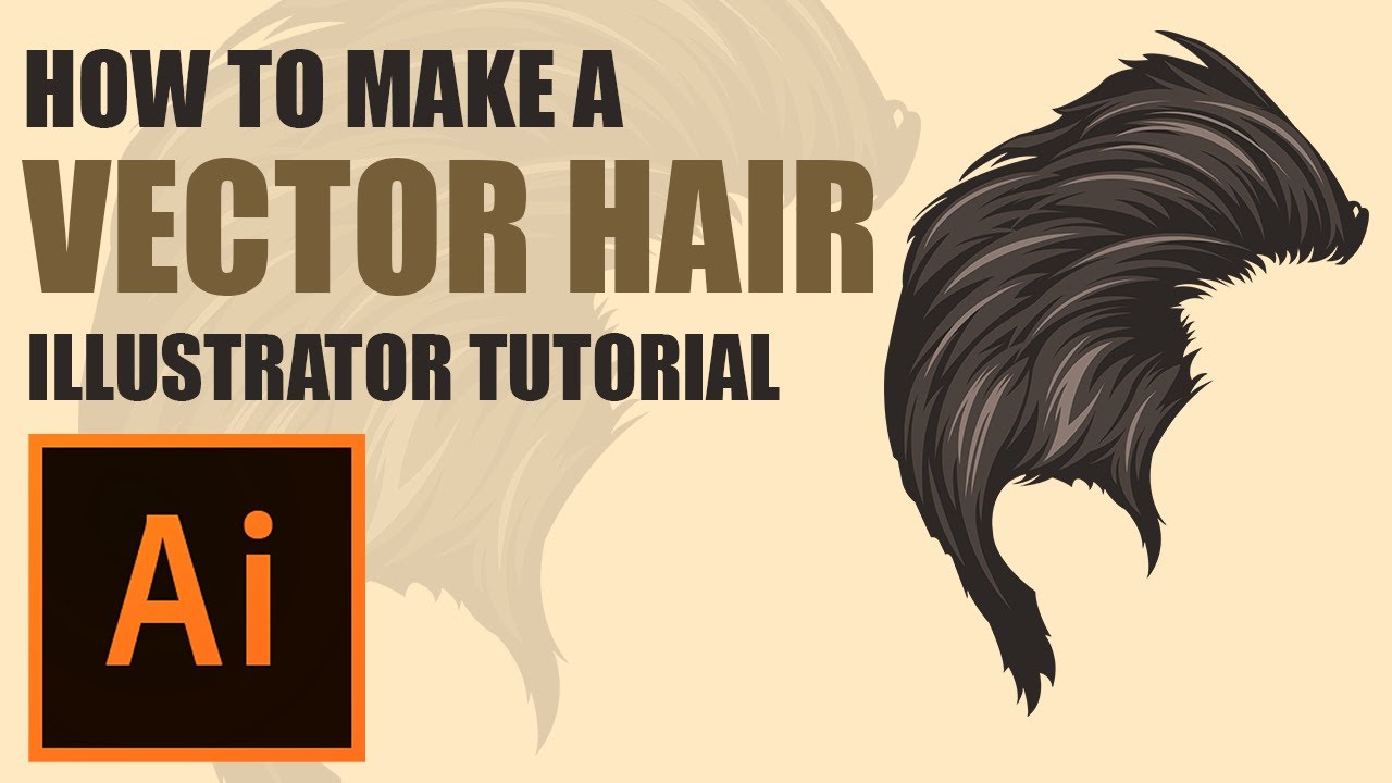 Premium Vector  Draw aesthetic hair with realistic style