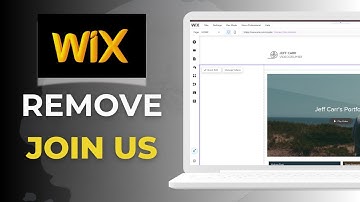 How to Remove Join Us from Wix App