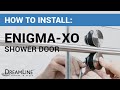 How To Install a Sliding Glass Shower Door Tutorial | DreamLine Enigma-XO Shower Door