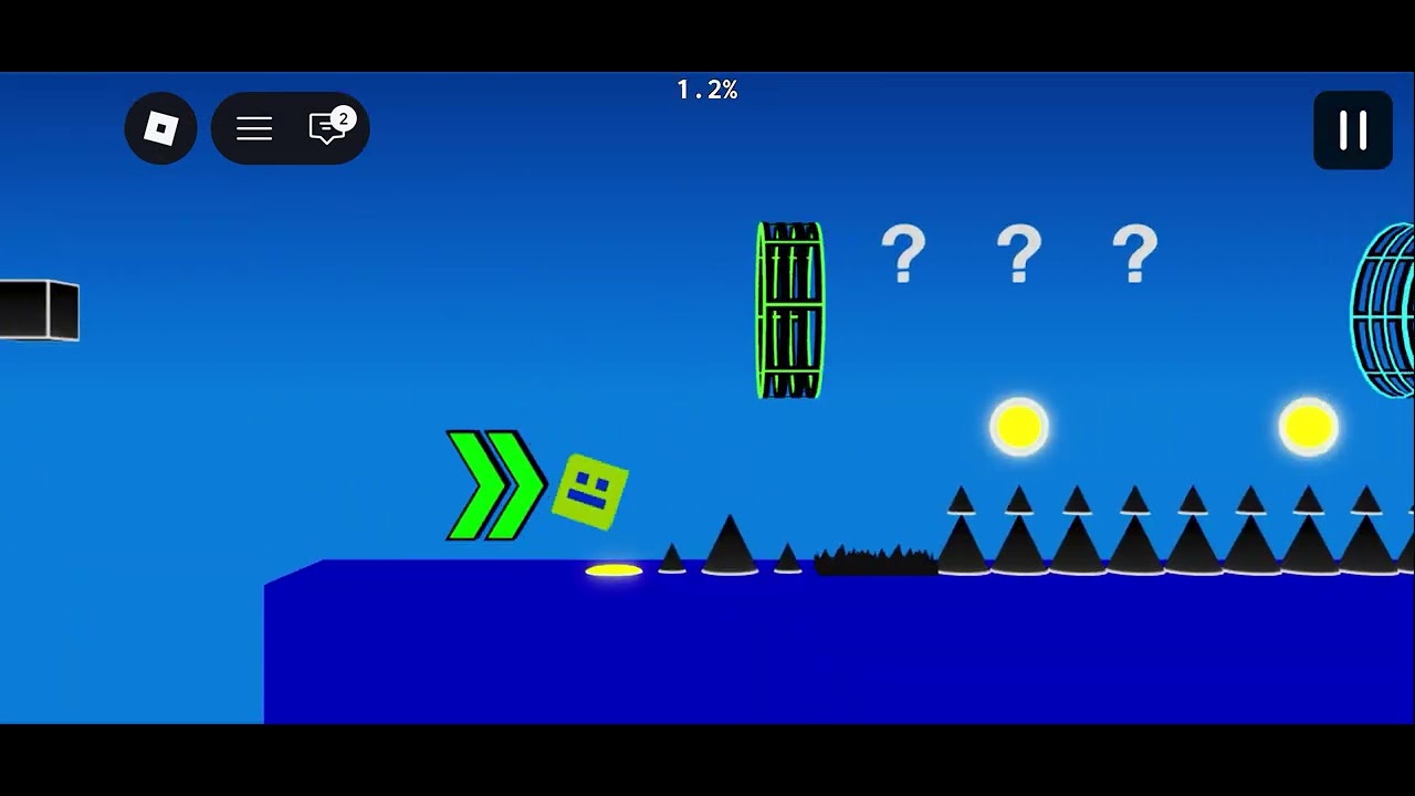 Geometry dash but it’s Roblox and, I beat my own level - YouTube