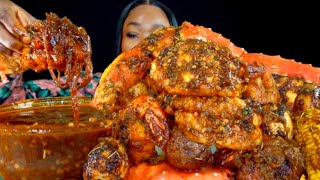 KING CRAB SEAFOOD BOIL MUKBANG | DESHELLED| SEAFOOD BOIL MUKBANG | Seafood | Mukbang