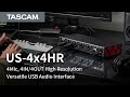 TASCAM US-4x4 Audio Interface Feature Check Video