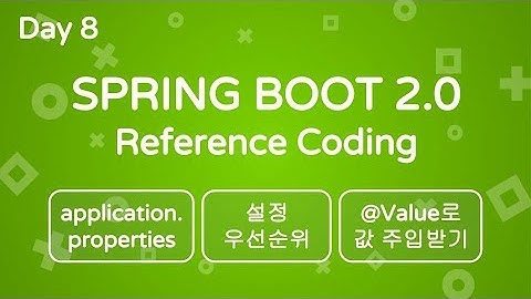 스프링 부트 2.0 Day 8. 프로퍼티와 각종 외부 설정의 우선 순위