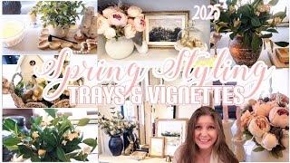 🌱Spring Styling Vignettes & Trays| Collective Decor Haul| Using Color🌷🌱🌸