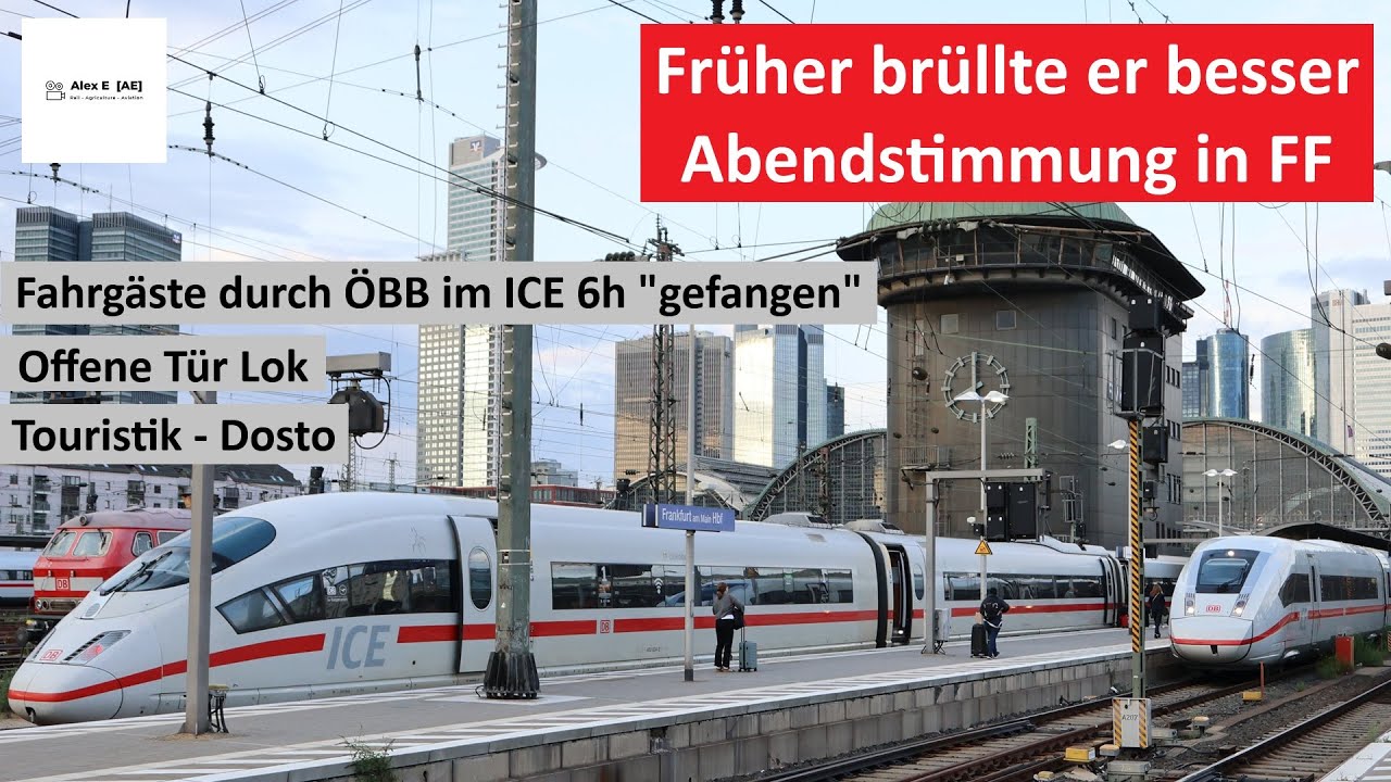 Abendstimmung in Frankfurt(M) Hbf  |  Alex E