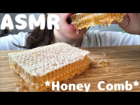 Asmr 巣蜜を食べる 食べ方 咀嚼音注意 No Talkin Mukbang Eating Sounds Honey Comb Youtube