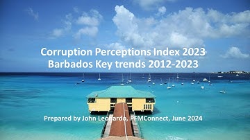 Corruption Perceptions Index 2023 Barbados key trends