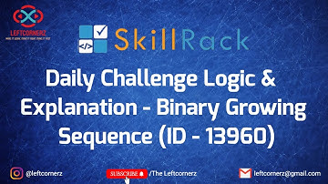 binary growing sequence or not(14-08-2021) | skillrack daily challenge