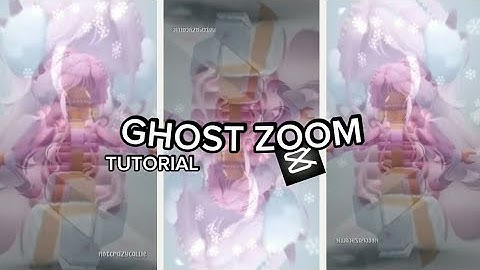 GHOST ZOOM TUTORIAL ON CAPCUT! #roblox