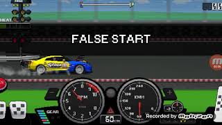 Pixel Car Racer Nissan Gt1R 2410 Hp Drag Race