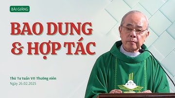 Bao dung & Hợp tác - Lm Rôcô Nguyễn Duy | Thứ Tư tuần VII Thường niên